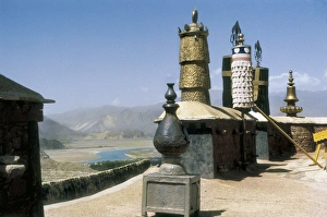 Potala Palace. CHINA. Rebuilt in 17th c. Tibetan Potala Palace. CHINA. Rebuilt in 17th c. Tibetan
