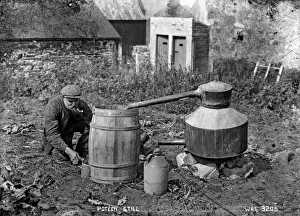 Early 20th Century Ireland Prints: Poteen Still