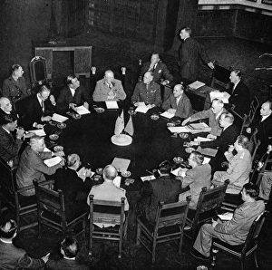 The Potsdam Conference; Second World War, 1945 The Potsdam Conference; Second World War, 1945