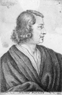 French Artist History Prints: Poussin Profile