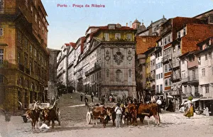 Praca da Ribeira, Porto, northern Portugal Praca da Ribeira, Porto, northern Portugal