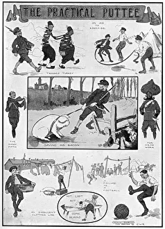 WW1 Humorous Puttee Print