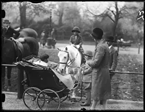 Victorian Era Family Life Prints: Pram in Rotten Row