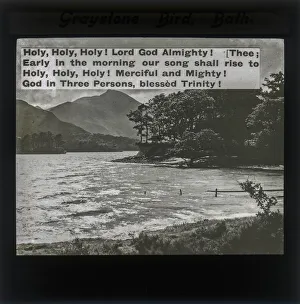 Prayer Lantern Slide and Lake - By Graystone Bird, Bath Prayer Lantern Slide and Lake - By Graystone Bird, Bath