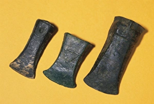 Prehistory. Iron Age. Tubular axes. From El Brull and Plana Prehistory. Iron Age. Tubular axes. From El Brull and Plana
