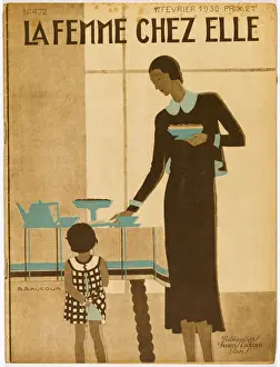 Mother Daughter Activities Prints: Preparing Le 5 Oclock