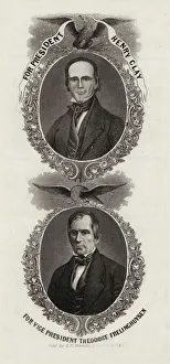 For president, Henry Clay. For vice president, Theodore Frel For president, Henry Clay. For vice president, Theodore Frel