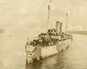 President Wilson arriving at Dover on SS Brighton President Wilson arriving at Dover on SS Brighton