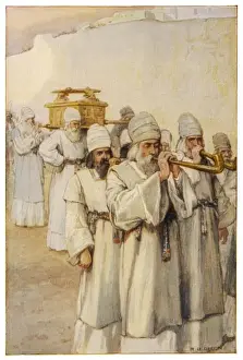 Old Testament Images Prints: Priests at Jericho
