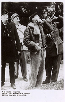 Prime Minister Churchill and Montgomery in Normandy Prime Minister Churchill and Montgomery in Normandy