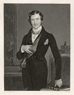 Queen Victoria Prints: Print of Prince Albert in Young Manhood