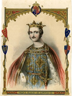Prince Albert dressed as King Edward III Prince Albert dressed as King Edward III