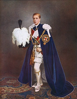 Prince Edward of Wales as Knight of the Garter Prince Edward of Wales as Knight of the Garter