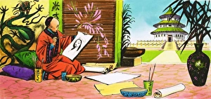 Prince Khan draws the portrait of the beautiful girl he has Prince Khan draws the portrait of the beautiful girl he has