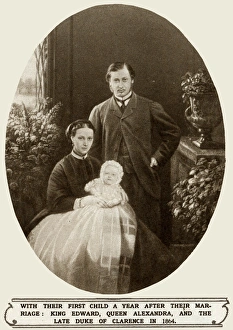 Prince and Princess of Wales, with their first child Prince and Princess of Wales, with their first child