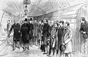 Prince of Wales opening the new electric railway Prince of Wales opening the new electric railway
