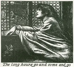 Dante Gabriel Rossetti Art Prints: The Princes Progress by D. G. Rossetti
