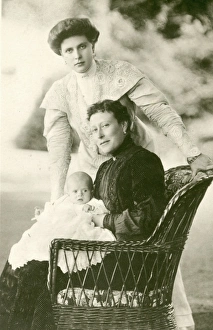 Princess Alice of Greece with her mother and daughter Princess Alice of Greece with her mother and daughter