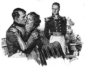 Princess Caraboo and Napoleon by Fortunino Matania Princess Caraboo and Napoleon by Fortunino Matania