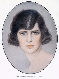 Princess Elisabeth of Greece and Denmark (1904 - 1955), second daughter of Prince Princess Elisabeth of Greece and Denmark (1904 - 1955), second daughter of Prince