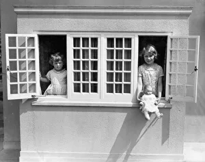 Princess Elizabeth and Margaret in the Welsh Cottage Princess Elizabeth and Margaret in the Welsh Cottage