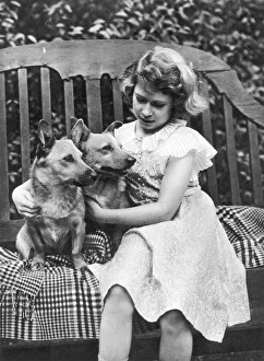 Princess Elizabeth of York in the garden Princess Elizabeth of York in the garden