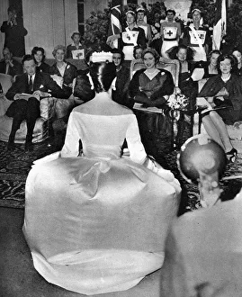 Princess Margaret at Dior fashion show at Blenheim Princess Margaret at Dior fashion show at Blenheim