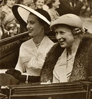 Princess Margaret and Princess Royal at Ascot, 1952 Princess Margaret and Princess Royal at Ascot, 1952