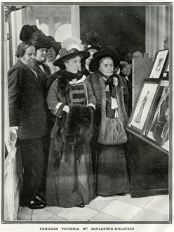 Princess Victoria of Schleswig-Holstein, art exhibition Princess Victoria of Schleswig-Holstein, art exhibition