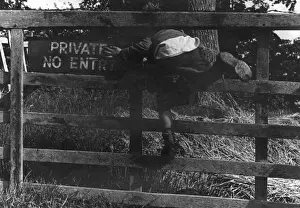 Funny Childhood Moments Prints: Private No Entry