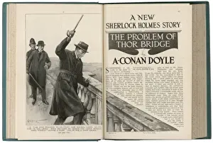 Sherlock Holmes Print - The Problem of Thor Bridge