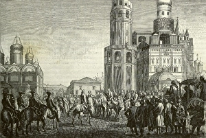 Proclamation of Catherine II (1729-96) in Moscu Proclamation of Catherine II (1729-96) in Moscu