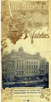 Programme cover, Alhambra Theatre, London Programme cover, Alhambra Theatre, London