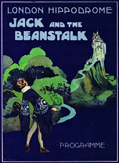Programme cover for Jack in the Beanstalk, 1921 Programme cover for Jack in the Beanstalk, 1921