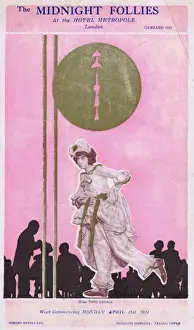 The Midnight Follies Programme Cover Print, 1924