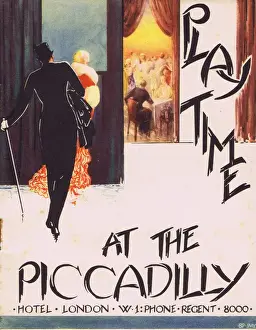 1930s Piccadilly Hotel Programme Print