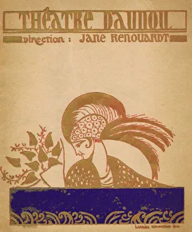 Programme cover for the Theatre Daunou Programme cover for the Theatre Daunou