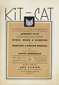Hotel de Paris Programme Print, January 1929