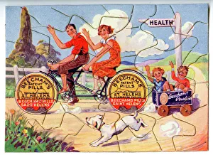 Promotional jigsaw, Beechams Pills and Powders Promotional jigsaw, Beechams Pills and Powders