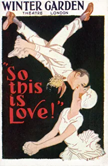 Promotional postcard for So This Is Love by Stanley Lupino and Arthur Rigby music Hal Brod Promotional postcard for So This Is Love by Stanley Lupino and Arthur Rigby music Hal Brod