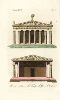 Pronaos or vestibules of the Temple of Zeus Pronaos or vestibules of the Temple of Zeus