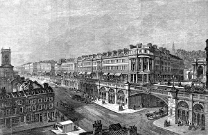 Proposal for a viaduct in Holborn, London, 1861 Proposal for a viaduct in Holborn, London, 1861