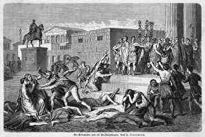 Print of Proscriptions: The Second Triumvirate Issues Death Warrants