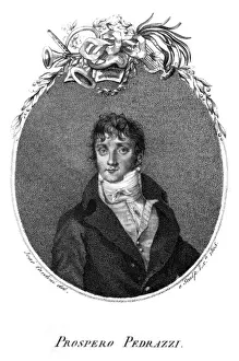Prospero Pedrazzi Print, Italian Musician