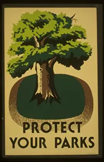 WPA Posters Prints: Protect your parks