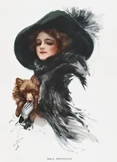 Elegant Female Portraits Prints: WELL PROTECTED