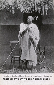 Protectorate Native Chief, Sierra Leone, West Africa Protectorate Native Chief, Sierra Leone, West Africa