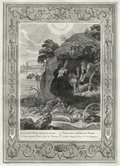 Ancient Greek History Prints: Proteus and Aristaeus