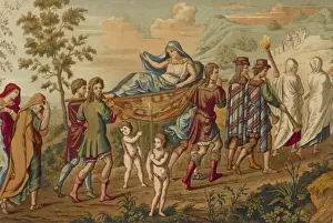 Classical Mythological Art Prints: Psyche in Procession