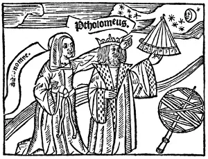 Ptolemy at Work Print: 2nd Century Egyptian Astronomer